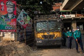 Security Forces Deployed In Dhaka