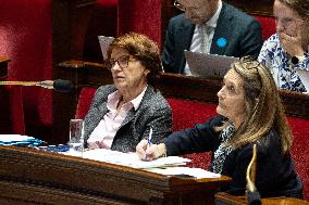 Debate and voting session on the Mercosur free-trade treaty at The National Assembly - Paris