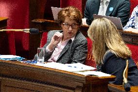 Debate and voting session on the Mercosur free-trade treaty at The National Assembly - Paris