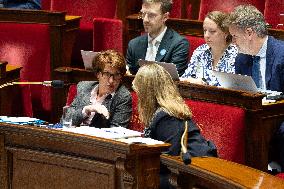 Debate and voting session on the Mercosur free-trade treaty at The National Assembly - Paris