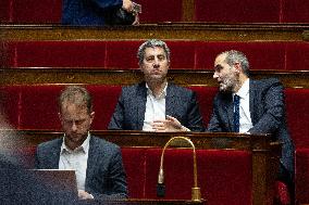 Debate and voting session on the Mercosur free-trade treaty at The National Assembly - Paris