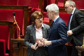 Debate and voting session on the Mercosur free-trade treaty at The National Assembly - Paris