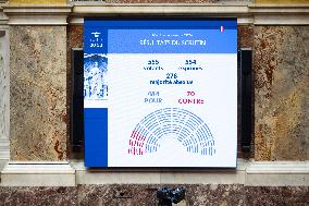 Debate and voting session on the Mercosur free-trade treaty at The National Assembly - Paris