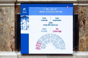 Debate and voting session on the Mercosur free-trade treaty at The National Assembly - Paris