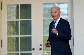 President Joe Biden makes a statement after the Israeli security cabinet approves a ceasefire in Lebanon