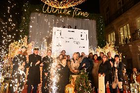 Faubourg Saint Honore Christmas Lights Unveiled in Paris FA