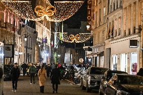 Faubourg Saint Honore Christmas Lights Unveiled in Paris FA