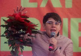 Sale Of Poinsettia Begins In Xochimilco, Mexico City