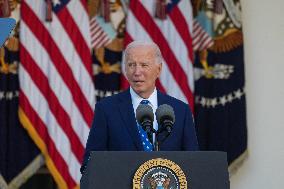 President Biden Announces A Ceasefire Between Israel And Lebanon On November 26, 2024.