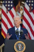 President Biden Announces A Ceasefire Between Israel And Lebanon On November 26, 2024.