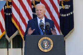 DC: President Biden hold a Cease Fire on Israel-Lebanon deliver remarks