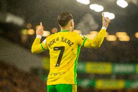 Norwich City FC v Plymouth Argyle FC - Sky Bet Championship