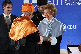 Queen Sofia Made Doctor Honoris Causa - Madrid