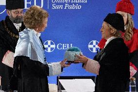 Queen Sofia Made Doctor Honoris Causa - Madrid