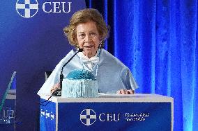 Queen Sofia Made Doctor Honoris Causa - Madrid