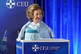 Queen Sofia Made Doctor Honoris Causa - Madrid