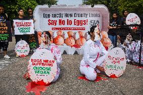 Vegan Protest In Kolkata.