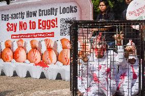 Vegan Protest In Kolkata.