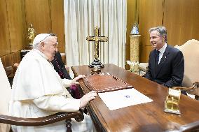 Pope Francis Receives Antony Blinken - Vatican