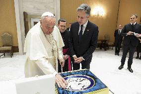 Pope Francis Receives Antony Blinken - Vatican