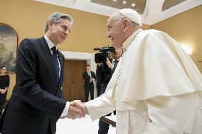 Pope Francis Receives Antony Blinken - Vatican