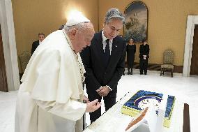 Pope Francis Receives Antony Blinken - Vatican