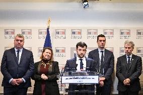 Rassemblement National Press Conference - Paris