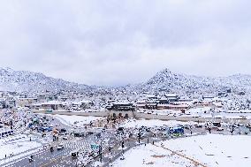 Seouls New Record First Snow - South Korea