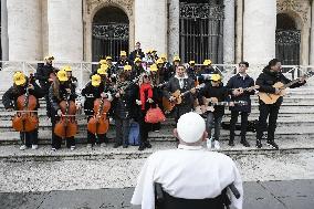 Pope Francis Holds Weekly General Audience - Vatican