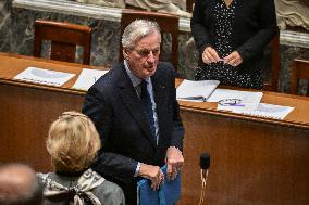 Questions to the government at the National Assembly in Paris FA