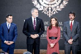 Royals Attend National Fine Arts Medals 2024 - Seville