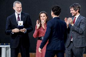 Royals Attend National Fine Arts Medals 2024 - Seville