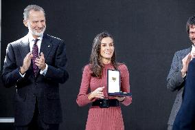 Royals Attend National Fine Arts Medals 2024 - Seville