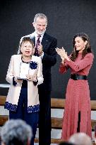 Royals Attend National Fine Arts Medals 2024 - Seville