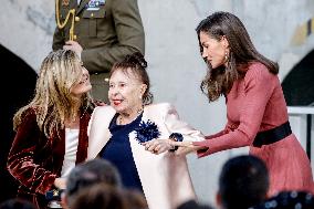 Royals Attend National Fine Arts Medals 2024 - Seville