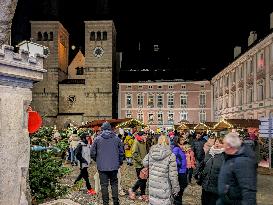 Christmas Time In The Bavarian City Of Berchtesgaden