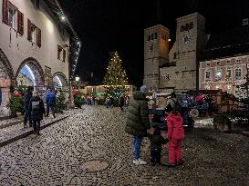 Christmas Time In The Bavarian City Of Berchtesgaden