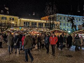 Christmas Time In The Bavarian City Of Berchtesgaden