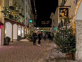 Christmas Time In The Bavarian City Of Berchtesgaden