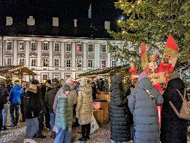 Christmas Time In The Bavarian City Of Berchtesgaden