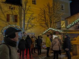 Christmas Time In The Bavarian City Of Berchtesgaden