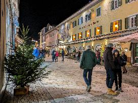 Christmas Time In The Bavarian City Of Berchtesgaden