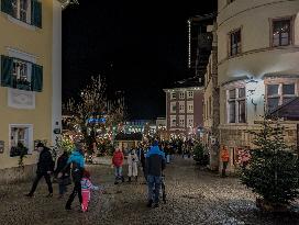 Christmas Time In The Bavarian City Of Berchtesgaden