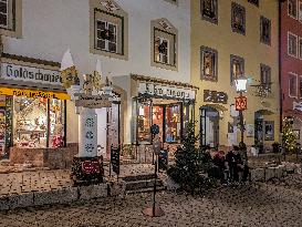 Christmas Time In The Bavarian City Of Berchtesgaden