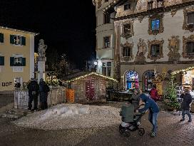 Christmas Time In The Bavarian City Of Berchtesgaden