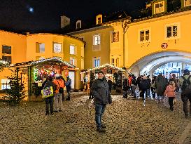 Christmas Time In The Bavarian City Of Berchtesgaden