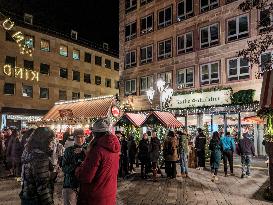 Christmas Market And Advent Season Nuremberg