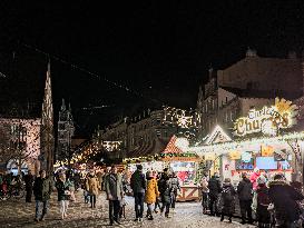 Christmas Market And Advent Season Nuremberg