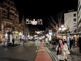 Christmas Market And Advent Season Nuremberg