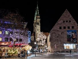 Christmas Market And Advent Season Nuremberg